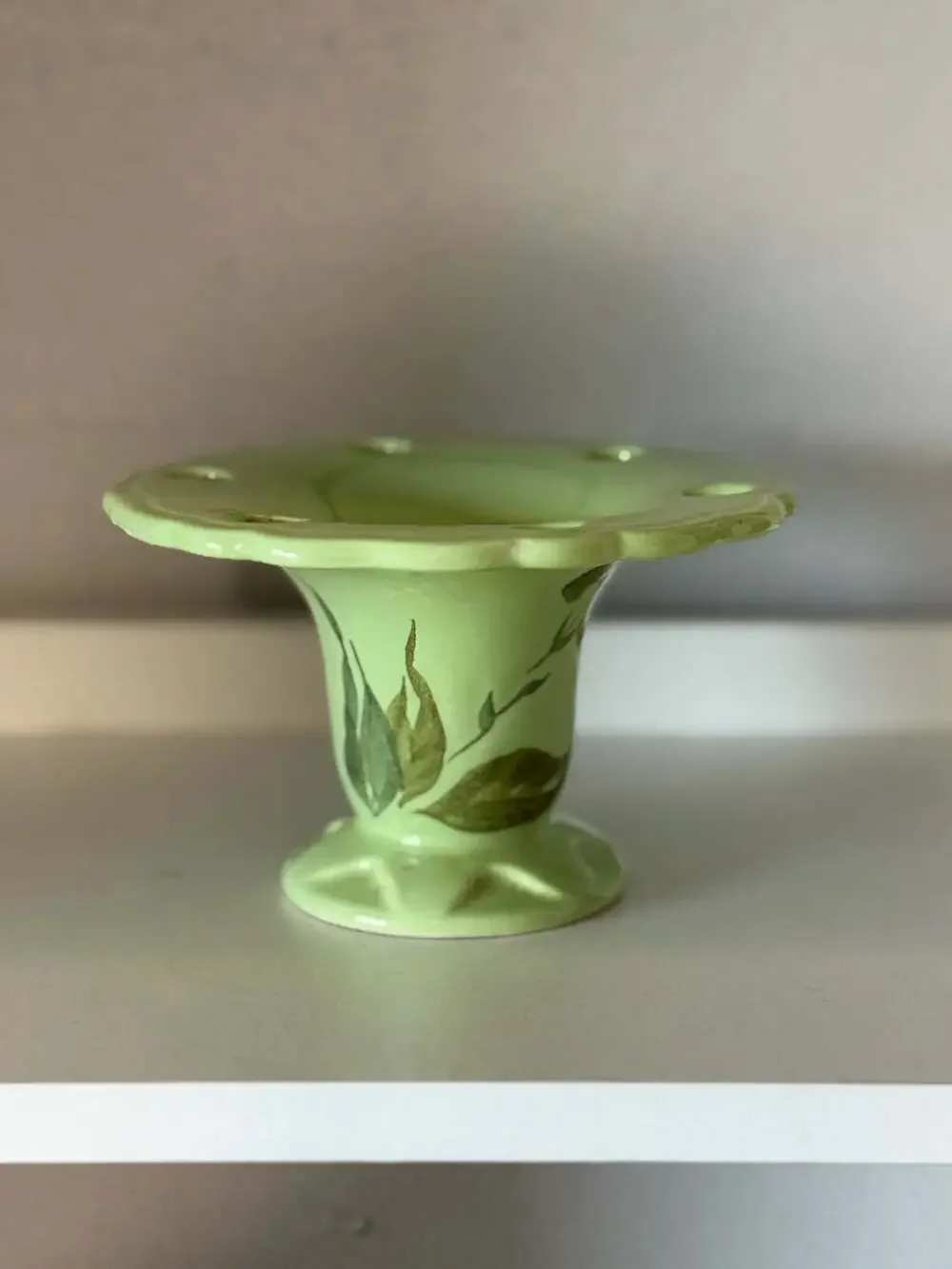 Vintage Royal Haeger Pottery Toothbrush Holder Yellow